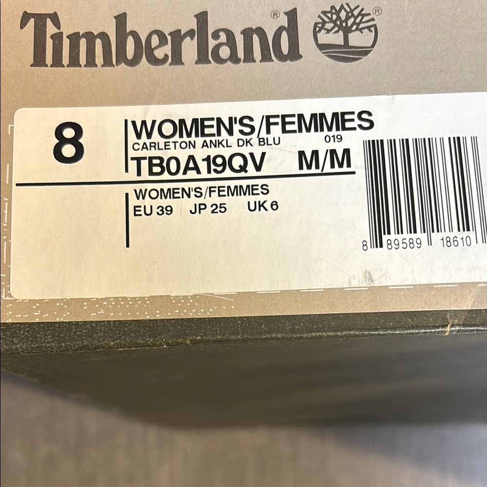 Timberland Stylish Navy Blue Suede Ankle Boots - Picture 5 of 5